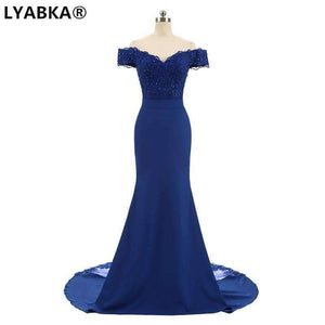 Planet Gates Evening Dress  Design Sweetheart Mermaid Prom Dress Satin With Appliques Evening Dresses Long Robe De Soiree