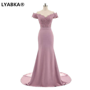 Planet Gates Evening Dress  Design Sweetheart Mermaid Prom Dress Satin With Appliques Evening Dresses Long Robe De Soiree