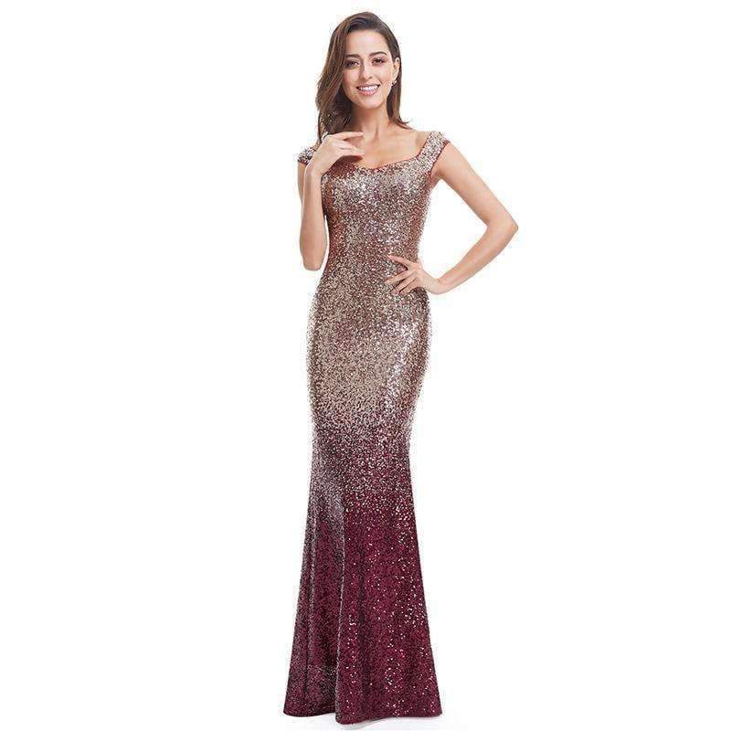 Planet Gates Evening Dress Long Sparkle 2018 New V-Neck Women Elegant EB29998 Sequin Mermaid Maxi Evening Party Gown Dress abendkleider 2018
