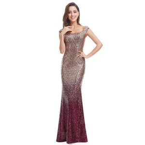 Planet Gates Evening Dress Long Sparkle 2018 New V-Neck Women Elegant EB29998 Sequin Mermaid Maxi Evening Party Gown Dress abendkleider 2018