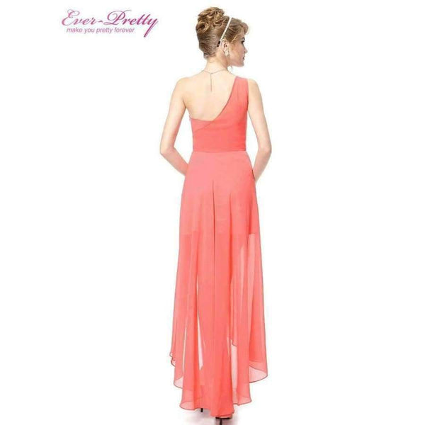 Planet Gates Evening Dresses Ever-Pretty  Sexy One Shoulder Chiffon Fashion 2018 Fashion Vestidos Evening Dresses