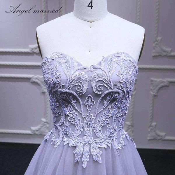 Planet Gates Evening Dresses luxury  Violet prom dress formal pary dress tulle women pageant gown 2018 vestido de festa