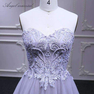 Planet Gates Evening Dresses luxury  Violet prom dress formal pary dress tulle women pageant gown 2018 vestido de festa