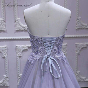 Planet Gates Evening Dresses luxury  Violet prom dress formal pary dress tulle women pageant gown 2018 vestido de festa