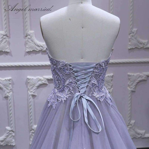 Planet Gates Evening Dresses luxury  Violet prom dress formal pary dress tulle women pageant gown 2018 vestido de festa