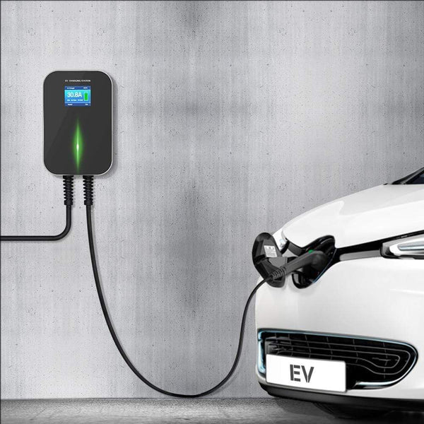 Planet Gates EVISON 32A Single Phase EV Charger Wallmount Electric Vehicle Charging Station EVSE Wallbox 7KW with Type 1 Cable S-A-E J1772