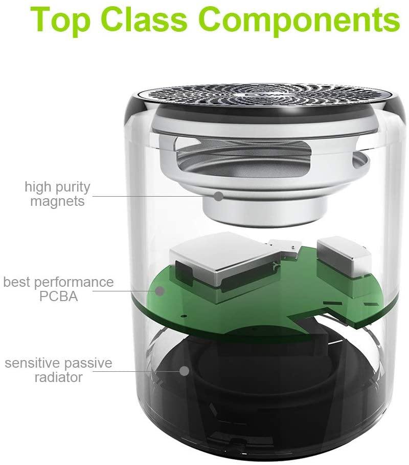 Planet Gates EWA A107s Mini Blue Tooth Speaker True Wireless Stereo (TWS) Enhance Bass Radiator Portable Speakers Bluetooth 5.0