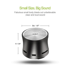 Planet Gates EWA A109Mini Wireless Bluetooth Speaker Big Sound & Bass For Phone/Laptop/Pad Support MicroSD Card