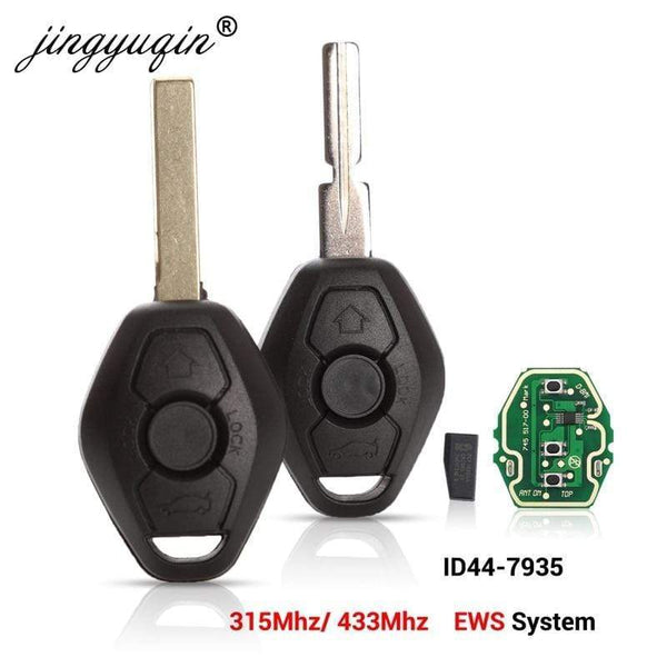 Planet Gates EWS Sytem Car Remote Key for BMW E38 E39 E46 X3 X5 Z3 Z4 1/3/5/7 Series 315/433MHz ID44 Chip Keyless Entry Transmitter