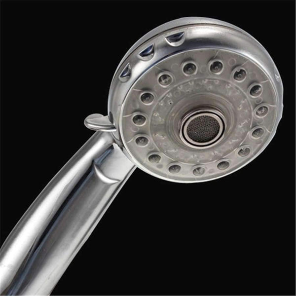 Planet Gates Excellent Quality Adjustable 3 Mode 3 Color LED Shower Head Temperature Sensor RGB Bath Sprinkler Bathroom Product