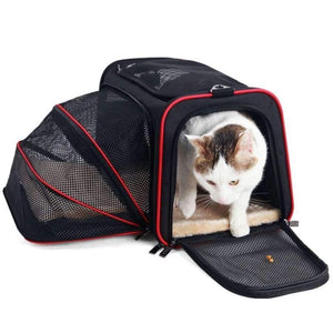 Planet Gates Expandable Pet Carrier For Small Dogs Cats Soft Sided Crate Airline Approved Kennel Car Travel Bag Multifunction Pet Carrier