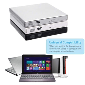 Planet Gates External DVD Optical Drive Combo USB 2.0 CD Burner CD/DVD-ROM CD-RW Player Slim Portable Reader Recorder For Laptop PC