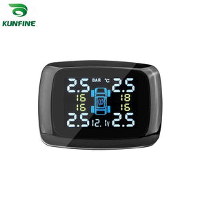 Planet Gates External TPMS Tire Pressure Monitoring System cigarette lighter Digital LCD Display Auto Security Alarm Systems Tyre Pressure