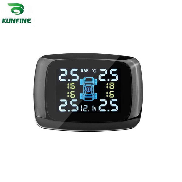 Planet Gates External TPMS Tire Pressure Monitoring System cigarette lighter Digital LCD Display Auto Security Alarm Systems Tyre Pressure