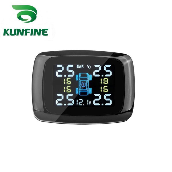 Planet Gates External TPMS Tire Pressure Monitoring System cigarette lighter Digital LCD Display Auto Security Alarm Systems Tyre Pressure