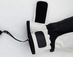 Planet Gates Extra Thick Women 2-IN-1 Mittens Ski Gloves Snowboard Men Snow Winter Sport Warm Waterproof Windproof Skiing Faux Leather Plam