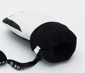 Planet Gates Extra Thick Women 2-IN-1 Mittens Ski Gloves Snowboard Men Snow Winter Sport Warm Waterproof Windproof Skiing Faux Leather Plam