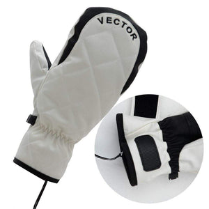 Planet Gates Extra Thick Women 2-IN-1 Mittens Ski Gloves Snowboard Men Snow Winter Sport Warm Waterproof Windproof Skiing Faux Leather Plam