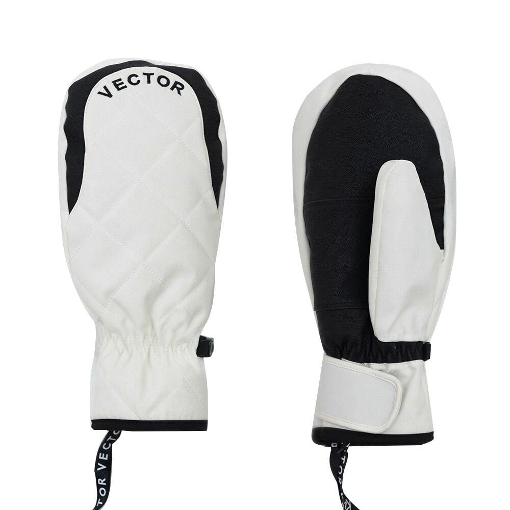 Planet Gates Extra Thick Women 2-IN-1 Mittens Ski Gloves Snowboard Men Snow Winter Sport Warm Waterproof Windproof Skiing Faux Leather Plam