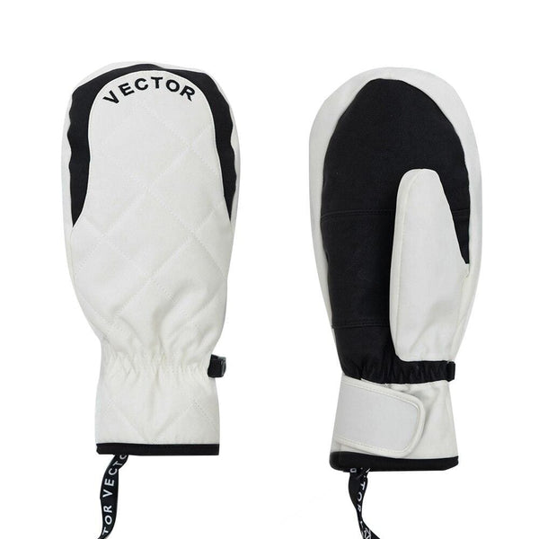 Planet Gates Extra Thick Women 2-IN-1 Mittens Ski Gloves Snowboard Men Snow Winter Sport Warm Waterproof Windproof Skiing Faux Leather Plam