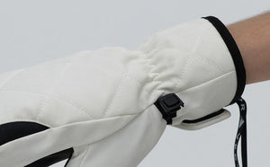 Planet Gates Extra Thick Women 2-IN-1 Mittens Ski Gloves Snowboard Men Snow Winter Sport Warm Waterproof Windproof Skiing Faux Leather Plam