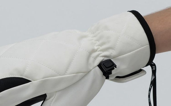 Planet Gates Extra Thick Women 2-IN-1 Mittens Ski Gloves Snowboard Men Snow Winter Sport Warm Waterproof Windproof Skiing Faux Leather Plam