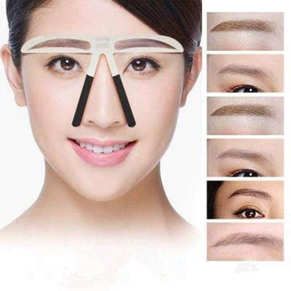 Planet Gates Eyebrow Tatoo Shaper  Stencil  Eyebrow Easy To Use Makeup Kit DIY Template Shaping 4 Style