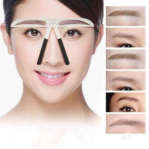 Planet Gates Eyebrow Tatoo Shaper  Stencil  Eyebrow Easy To Use Makeup Kit DIY Template Shaping 4 Style