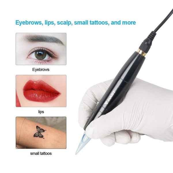 Planet Gates Eyebrows Lips and Scalp RCA Permanent Makeup Rotary Tattoo Gun Machine Pen Tattoo for Cartridge Needles