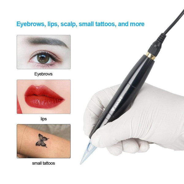 Planet Gates Eyebrows Lips and Scalp RCA Permanent Makeup Rotary Tattoo Gun Machine Pen Tattoo for Cartridge Needles