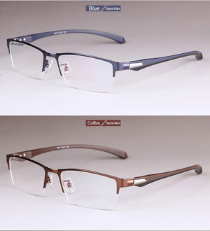 Planet Gates Eyeglasses Frame for Men Eyewear Flexible Temples Legs IP Electroplating Alloy Material,Full Rim and Half Rim