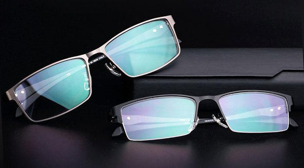 Planet Gates Eyeglasses Frame for Men Eyewear Flexible Temples Legs IP Electroplating Alloy Material,Full Rim and Half Rim