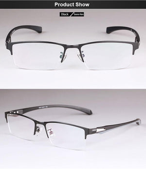 Planet Gates Eyeglasses Frame for Men Eyewear Flexible Temples Legs IP Electroplating Alloy Material,Full Rim and Half Rim