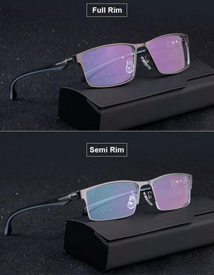 Planet Gates Eyeglasses Frame for Men Eyewear Flexible Temples Legs IP Electroplating Alloy Material,Full Rim and Half Rim