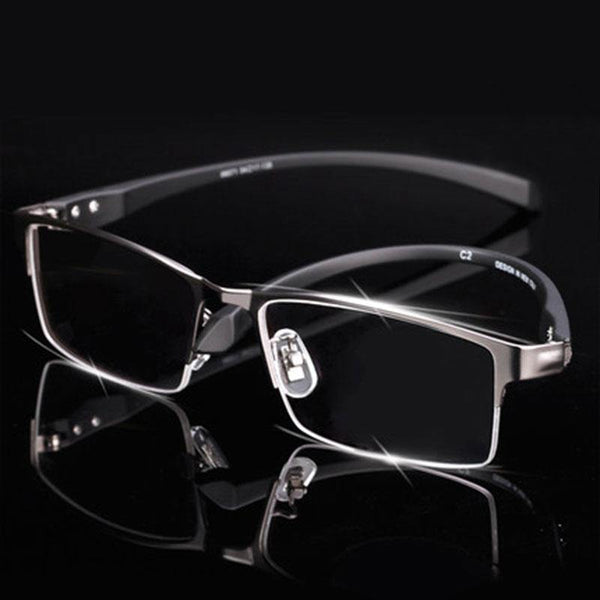 Planet Gates Eyeglasses Frame for Men Eyewear Flexible Temples Legs IP Electroplating Alloy Material,Full Rim and Half Rim