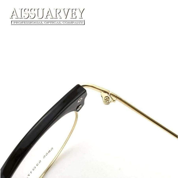 Planet Gates Eyeglasses Frames Women Men Vintage Optical Prescription Round Metal Circle Reading Computer Myopia Golden Eyewear Goggles