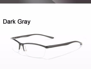 Planet Gates Eyeglasses Optical Glasses Frame for Men Eyewear Prescription Semi-Rimless Spectacles Half Rim