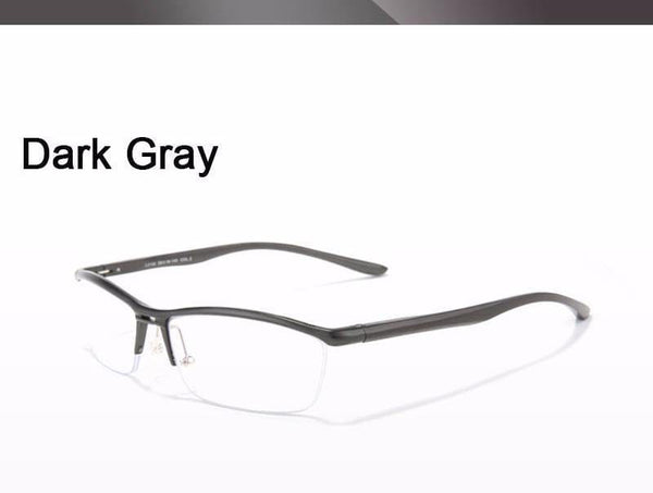 Planet Gates Eyeglasses Optical Glasses Frame for Men Eyewear Prescription Semi-Rimless Spectacles Half Rim