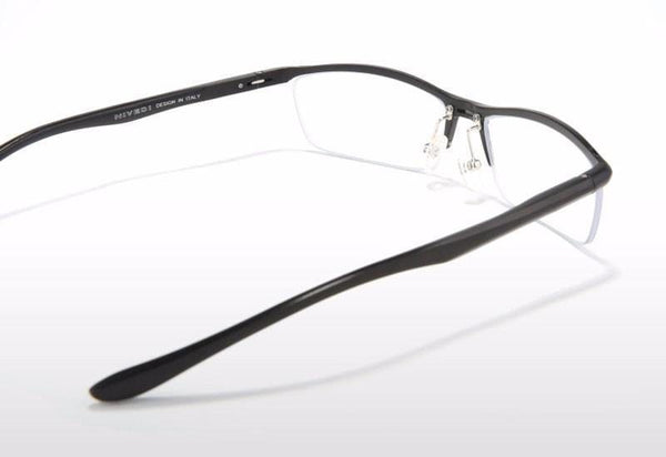 Planet Gates Eyeglasses Optical Glasses Frame for Men Eyewear Prescription Semi-Rimless Spectacles Half Rim