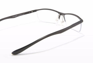 Planet Gates Eyeglasses Optical Glasses Frame for Men Eyewear Prescription Semi-Rimless Spectacles Half Rim