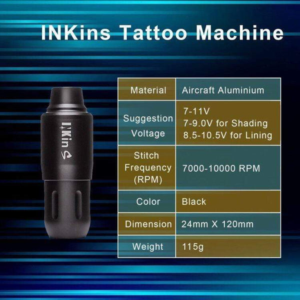 Planet Gates EZ INKin Permanent Makeup Tattoo Machine Rotary Pen Eyeliner Tools Machine Pen Style Accessories for Cartridge Tattoo Needles