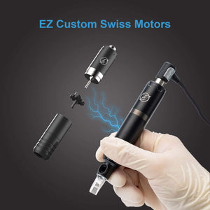 Planet Gates EZ NANO Rotary Cartridge Tattoo Machine Pen EZ Custom Swiss Motors Lightweight and Ultra Thin design