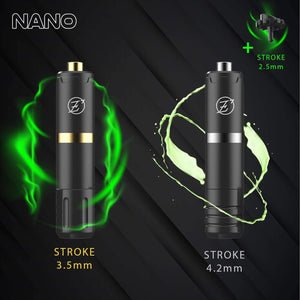 Planet Gates EZ NANO Rotary Cartridge Tattoo Machine Pen EZ Custom Swiss Motors Lightweight and Ultra Thin design