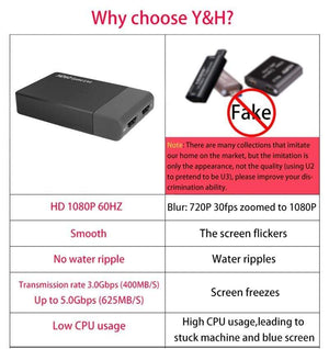 Planet Gates EZCAP 261M USB3.0 Video Capture 1080P 60FPS HDMI to USB 3.0 Game Video Capture Card Live Streaming Broadcast With Mic in