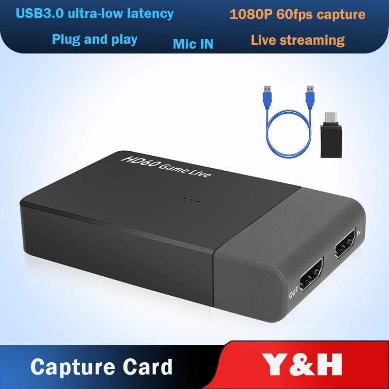 Planet Gates EZCAP 261M USB3.0 Video Capture 1080P 60FPS HDMI to USB 3.0 Game Video Capture Card Live Streaming Broadcast With Mic in
