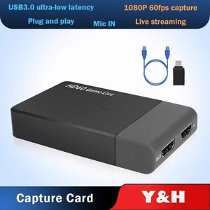 Planet Gates EZCAP 261M USB3.0 Video Capture 1080P 60FPS HDMI to USB 3.0 Game Video Capture Card Live Streaming Broadcast With Mic in