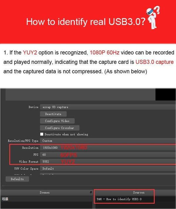 Planet Gates EZCAP 261M USB3.0 Video Capture 1080P 60FPS HDMI to USB 3.0 Game Video Capture Card Live Streaming Broadcast With Mic in