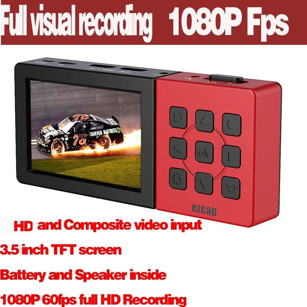 Planet Gates Ezcap 273 HD 1080P Video Capture 3.5 Inch TFT Built In Battery and Speaker 1080P 60fps full HD Recording