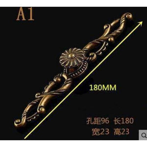 Planet Gates F 3pcs Mediterranean antique shoe wardrobe door handle  cupboard pull drawer knobs Furniture Hardware Accessory