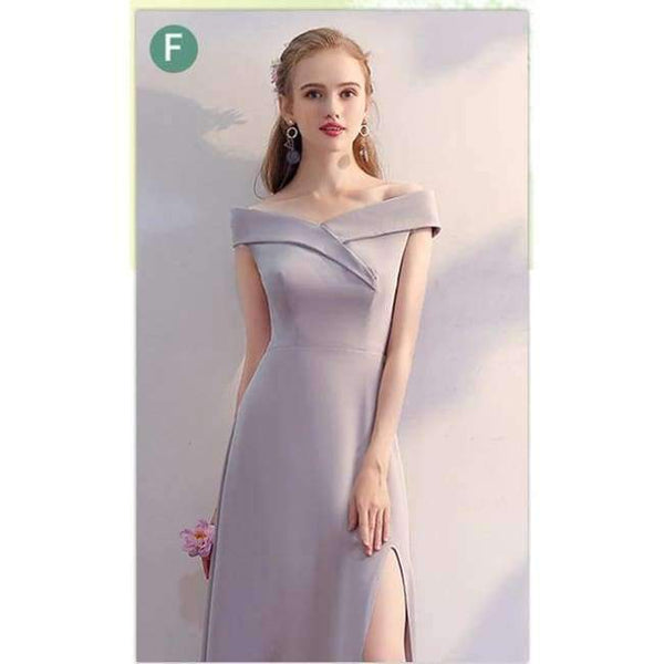 Planet Gates F / 4 / China Popular Formal Dress Boat Neck Sleeveless Elegant Bridesmaids Dresses Lady Fashion Designer LX719